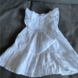 OshKosh B'gosh White Ruffled Casual Dress